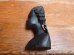 Mooi ebbenhouten borstbeeldje, Antiek en Kunst, Kunst | Beelden en Houtsnijwerken, Ophalen of Verzenden