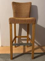 Eetkamerstoel / Barstoel / Barkruk met rugleuning KOOPJE, Huis en Inrichting, Stoelen, Ophalen, Riet of Rotan, Gebruikt, Bruin