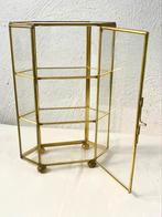 Vitrine kastje vintage, Met deur(en), Vintage, Zo goed als nieuw, Glas