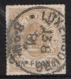 Luxemburg Postzegel met Staatswapen Uitgave 1865, Verzenden, Luxemburg, Gestempeld