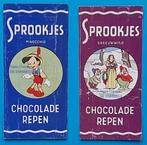 gezocht oud wikkel Sprookjes chocolade repen reep ca 1940, Verzamelen, Verzenden, Gebruikt, Verpakking