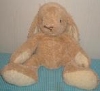 HEMA knuffel KONIJN 30 cm klittenband aan pootjes, Ophalen of Verzenden, Gebruikt, Konijn