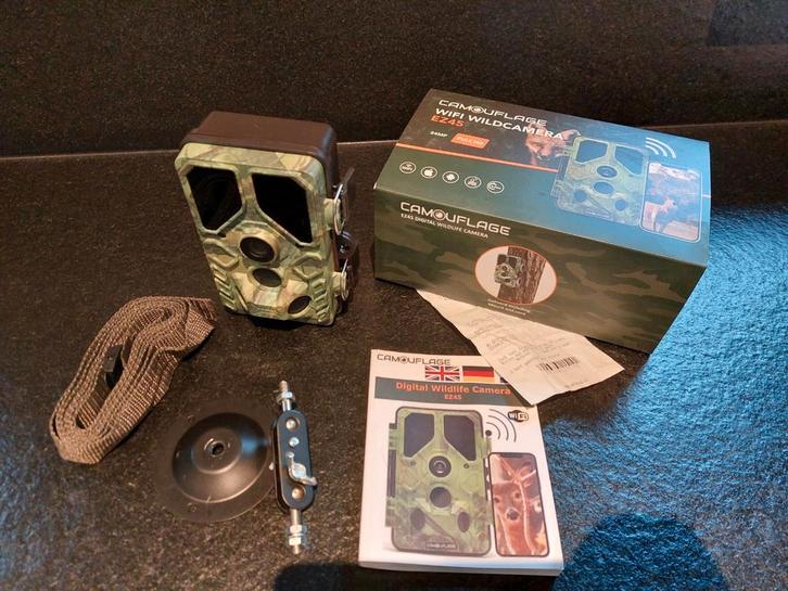 Camouflage Wildlife Camera EZ 45 - WiFi incl. sd kaart 128Mb, Audio, Tv en Foto, Actiecamera's, Zo goed als nieuw, Overige merken