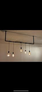 Industriële hanglamp zwart, Huis en Inrichting, Ophalen, Zo goed als nieuw, Metaal, Minder dan 50 cm