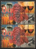 Nederland NVPH 1720 paar gestempeld, Postzegels en Munten, Verzenden, Na 1940, Gestempeld