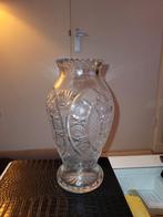 antieke vaas kristal groot, Ophalen of Verzenden