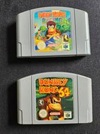 Donkey Kong 64 + Diddy Kong Racing, Spelcomputers en Games, Games | Nintendo 64, Vanaf 3 jaar, Gebruikt, Ophalen of Verzenden