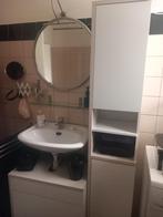 Badkamerkastjes op Pootjes - Wit/Creme, Ophalen, (Half)hoge kast, Minder dan 50 cm, Gebruikt