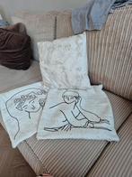 Maison du monde kussens, Ophalen of Verzenden, Gebruikt, Wit, Vierkant