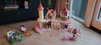 Playmobil kasteel, koetsen, paardenstal, elven vijver, Kinderen en Baby's, Speelgoed | Playmobil, Ophalen, Gebruikt, Complete set
