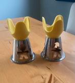 Eierdopjes Alessi 2 stuks ZGAN, Ophalen of Verzenden, Zo goed als nieuw, Bord(en), Wedgwood