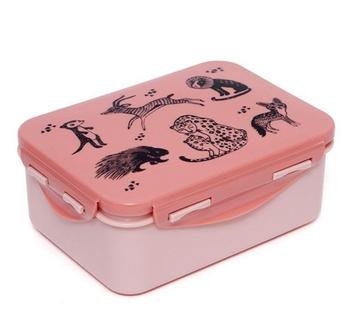 Lunchbox broodtrommel Dieren Roze Petit Monkey beschikbaar voor biedingen