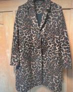 Mantel dierenprint Norah maat 46 winterjas, Verzenden, Zo goed als nieuw, Maat 46/48 (XL) of groter, Bruin