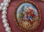 Broche Limoges, Sieraden, Tassen en Uiterlijk, Ophalen of Verzenden, Gebruikt, Minder dan 4 cm, Overige materialen
