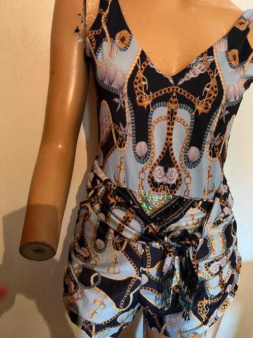 LAS YARAS badpak en kort broekje 1 KEER GEDRAGEN, Kleding | Dames, Badmode en Zwemkleding, Zo goed als nieuw, Badpak, Blauw, Ophalen of Verzenden