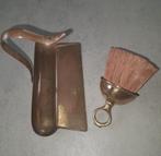 1920 Antiek UK Kruimeldief Koper Messing Set kruimelveger, Antiek en Kunst, Ophalen of Verzenden
