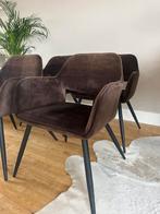 4 bruine Karwei stoelen - Vera, Huis en Inrichting, Stoelen, Ophalen, Zo goed als nieuw, Bruin, Vier