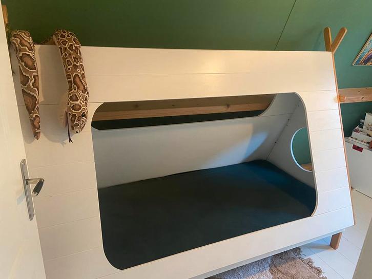 Bed tipi eenpersoons, Kinderen en Baby's, Kinderkamer | Bedden, Zo goed als nieuw, 180 cm of meer, 85 tot 100 cm, Lattenbodem