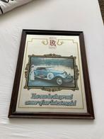 Vintage Rolls Royce RR auto Reclame Bar Spiegel, Antiek en Kunst, Ophalen of Verzenden