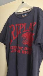 Replay heren t-shirt maat L., Kleding | Heren, T-shirts, Maat 52/54 (L), Blauw, Ophalen of Verzenden, Gedragen