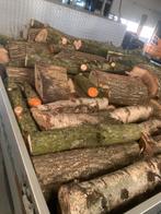 Circa 3 kuub brandhout, eiken en beetje berk. Ongekloofd, Minder dan 3 m³, Ophalen, Eikenhout, Stammen