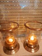 Barok Windlichten Set, Ophalen of Verzenden, Zo goed als nieuw, Hout, 25 tot 50 cm