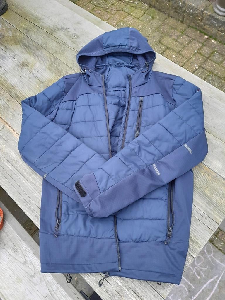 Human nature jas donkerblauw xl, Kleding | Heren, Jassen | Winter, Ophalen of Verzenden, Zo goed als nieuw, Maat 56/58 (XL), Blauw