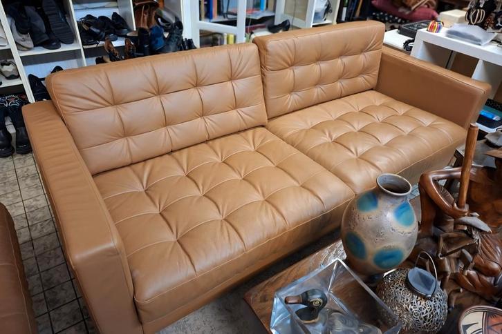 Twee comfortabele banken van JUT&JUL Delft, Huis en Inrichting, Banken | Bankstellen, Tweepersoons, 150 tot 200 cm, Ophalen