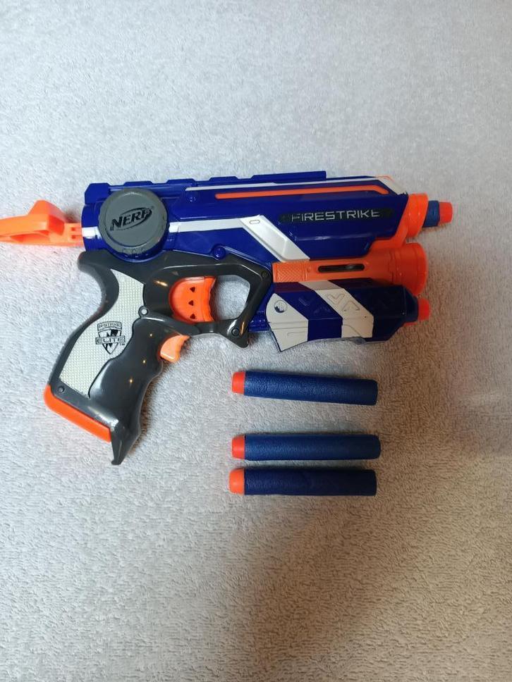 Nerf Firestrike, Kinderen en Baby's, Speelgoed | Buiten | Actiespeelgoed, Gebruikt, Ophalen of Verzenden