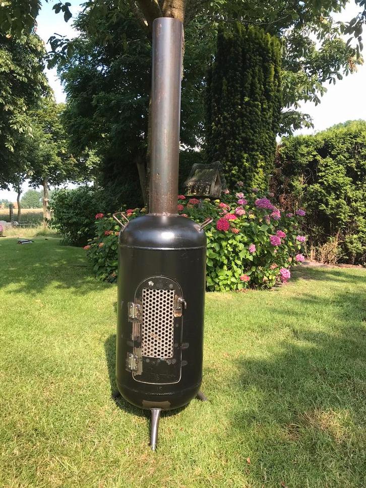 Tuinkachel terraskachel houtkachel buitenkachel vuurkorf, Tuin en Terras, Tuinhaarden, Nieuw, Ophalen