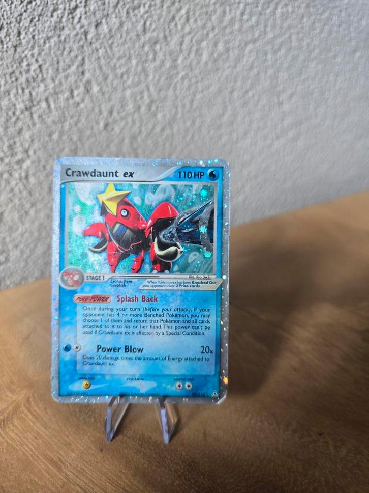 Crawdaunt EX 99/100, Hobby en Vrije tijd, Verzamelkaartspellen | Pokémon, Zo goed als nieuw, Losse kaart, Foil, Verzenden