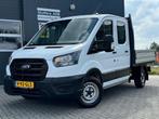 Ford Transit 310 2.0 EcoBlue 130pk L2 Pick-up Dubbel Cabine, Auto's, 4 cilinders, 7 stoelen, Bedrijf, Ford