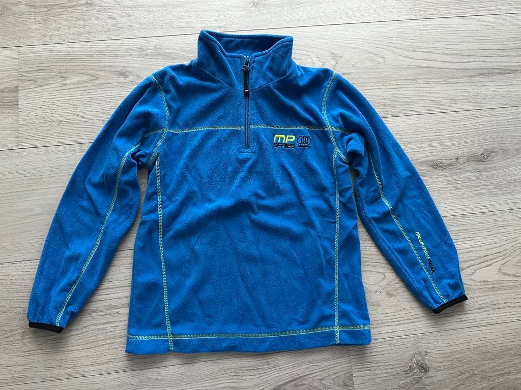 Mountain Peak fleece trui blauw maat 128, Ophalen of Verzenden, Zo goed als nieuw, Jongen of Meisje, Trui of Vest