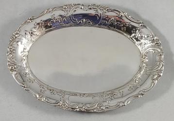 Dienblad Flora 14,4 cm antiek 800  zilver beschikbaar voor biedingen
