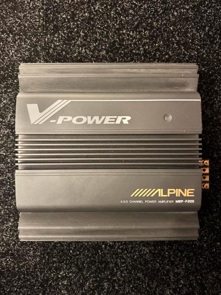 Alpine MRP-F200 Versterker - V-Power, Auto-onderdelen, Elektronica en Kabels, Universele onderdelen, Gebruikt, Ophalen of Verzenden