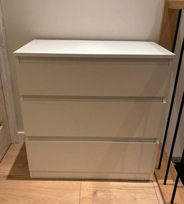 IKEA Malm ladekast met 3 lades, Huis en Inrichting, Kasten | Schoenenkasten, Zo goed als nieuw, Ophalen