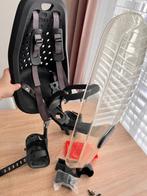 Thule Yepp Mini fietszitje met windscherm, Fietsen en Brommers, Fietsaccessoires | Fietsstoeltjes, Ophalen, Gebruikt, Voorzitje