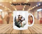 Engelse Bulldog mok, Dieren en Toebehoren, Honden-accessoires, Nieuw, Verzenden