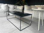 Zuiver glazed salontafel met keramieke tegels, Huis en Inrichting, Tafels | Salontafels, Zo goed als nieuw, Minder dan 50 cm, Rechthoekig
