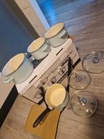 Pannen mint groen, Ophalen, Gebruikt, Overige materialen, Pannenset