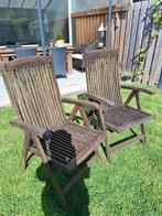 2 hardhouten tuinstoelen.(gratis), Tuin en Terras, Tuinstoelen, Ophalen, Gebruikt, Hout