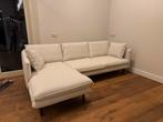 Karwei Gayle Hoekbank Zand met Verlenging Links, Huis en Inrichting, Banken | Bankstellen, Ophalen, 250 tot 300 cm, Hoekbank, Nieuw