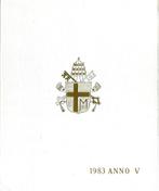 Vaticaan: muntset FDC 1983, Ophalen of Verzenden, Overige landen, Setje, Zilver