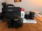 Canon 600D met 2 lenzen 5 accu’s en een tas, Audio, Tv en Foto, Fotocamera's Digitaal, Gebruikt, Spiegelreflex, Canon, Ophalen of Verzenden