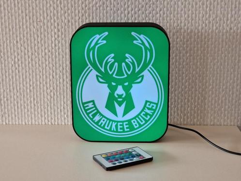 Milwaukee Bucks LED Lightbox, Verzamelen, Merken en Reclamevoorwerpen, Nieuw, Lichtbak of (neon) lamp, Ophalen of Verzenden