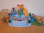 Playmobil openlucht zwembad met werkende douche 4858, Ophalen of Verzenden, Zo goed als nieuw, Complete set