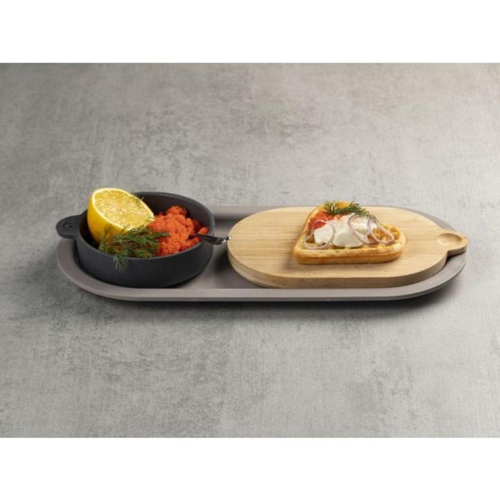 Nieuw Gusta serveerset 3-delig, Huis en Inrichting, Woonaccessoires | Onderzetters, Nieuw, Overig, Ophalen