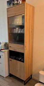 Vitrinekast, Huis en Inrichting, Kasten | Vitrinekasten, Ophalen, 200 cm of meer, 50 tot 100 cm, Zo goed als nieuw