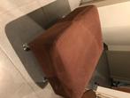 Poef Bruin 71L 52B 38H    µ9z, Huis en Inrichting, Ophalen of Verzenden, Rond