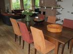 Eetkamerstoelen, Huis en Inrichting, Ophalen, Design, hout met Alcantara, Gebruikt, Overige kleuren